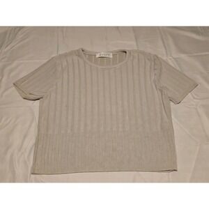 Casual‎ Annex Corner Short Sleeve Knit Top Ribbed Made in USA Medium